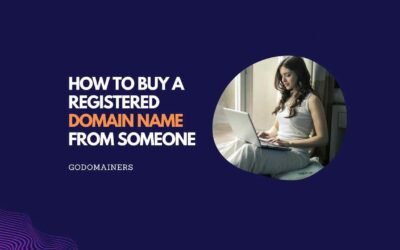 How to buy a registered domain name from someone
