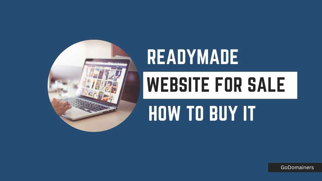 Readymade website for sale